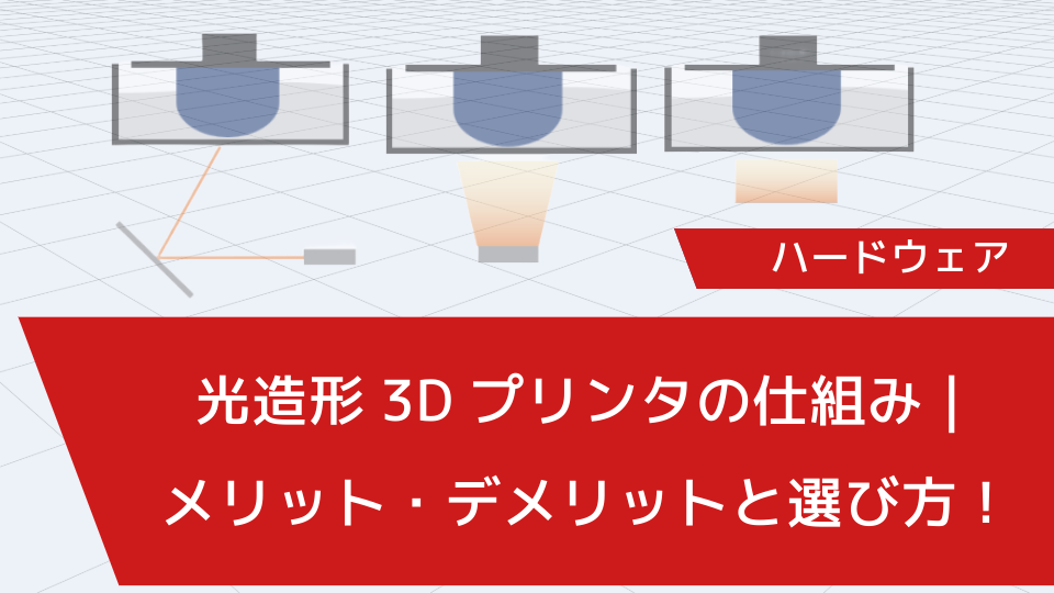 光造形3Dプリンタの仕組み｜メリット・デメリットと選び方！ 